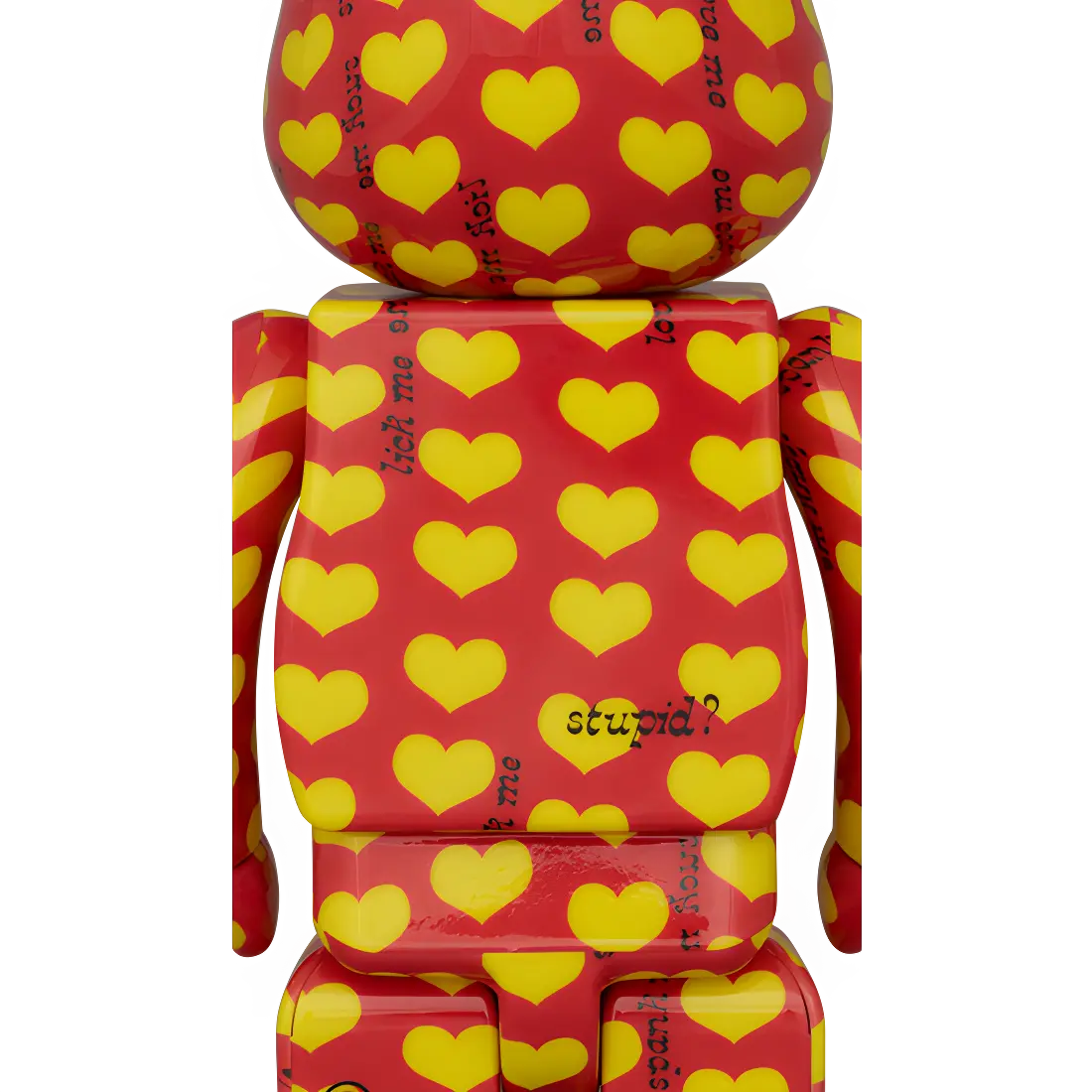 Bearbrick Amplifier Yellow Heart Reverse Version 100%+400% Herstellerbild 4