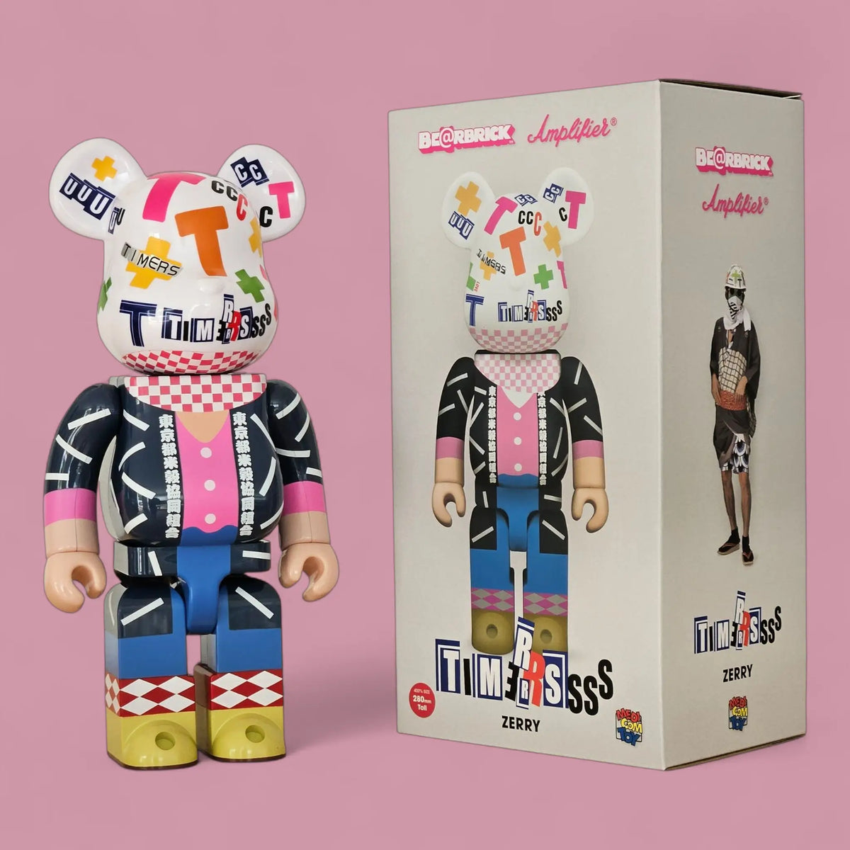 Bearbrick Amplifier Zerry 400% mit Verpackung