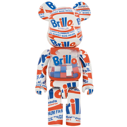 Bearbrick Andy Warhol "Brillo" 2022 1000% Herstellerbild 1