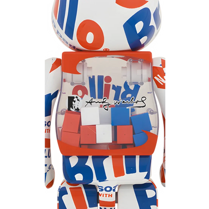 Bearbrick Andy Warhol "Brillo" 2022 1000% Herstellerbild 2