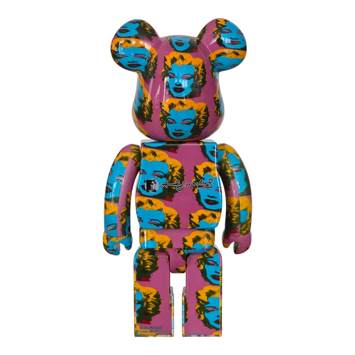 Bearbrick Andy Warhol Marilyn Monroe #2 100%+400% Rückseite