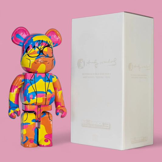 Bearbrick Andy Warhol "Special" 1000% mit Verpackung