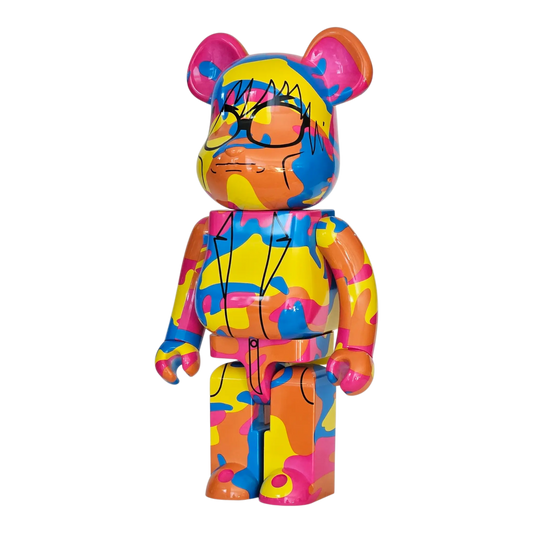 Bearbrick Andy Warhol "Special" 1000% schräg