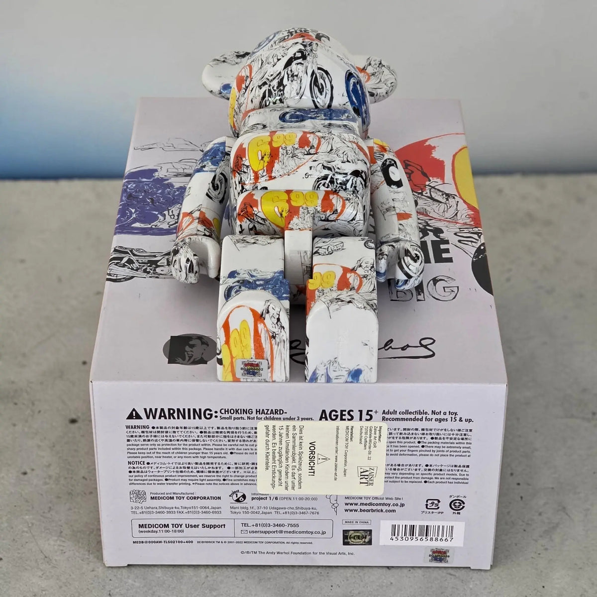Bearbrick Andy Warhol "The Last Supper" [Andy Warhol Kyoto] 100%+400% Echtheitsmerkmale