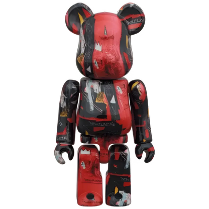 Bearbrick Andy Warhol × Jean-Michel Basquiat #1 100%+400% Herstellerbild 2