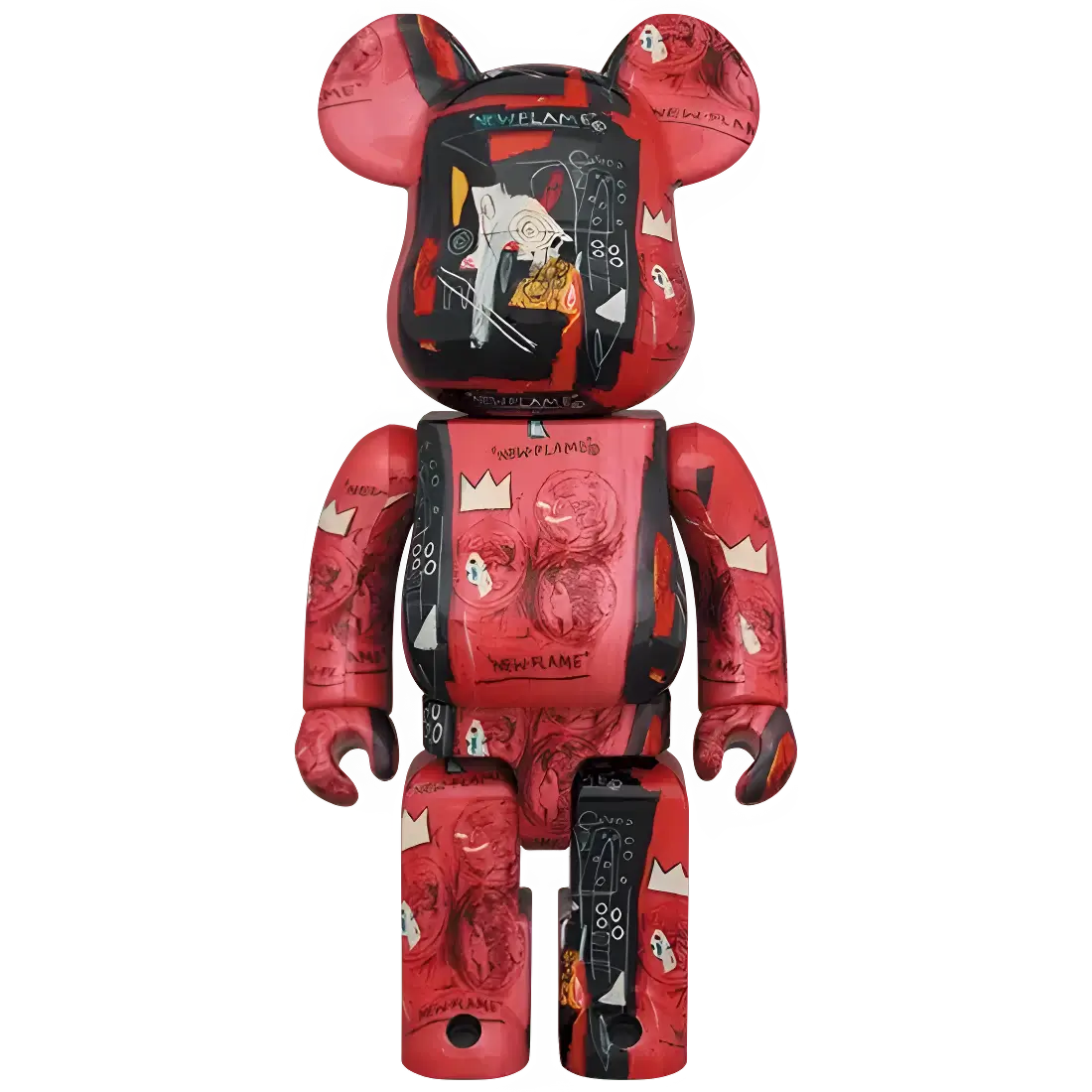 Bearbrick Andy Warhol × Jean-Michel Basquiat #1 100%+400% Herstellerbild 3
