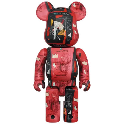 Bearbrick Andy Warhol × Jean-Michel Basquiat #1 100%+400% Herstellerbild 3
