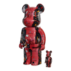 BE@RBRICK Andy Warhol × Jean-Michel Basquiat #1 (100%+400%)