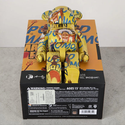 Bearbrick Andy Warhol × Jean-Michel Basquiat #3 100%+400% Echtheitsmerkmale