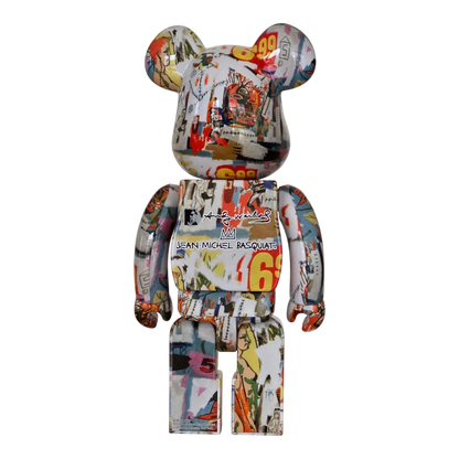 Bearbrick Andy Warhol × Jean-Michel Basquiat #4 400% Rückseite