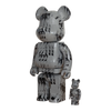 Bearbrick Andy Warhol's Elvis Presley 100%+400% schräg