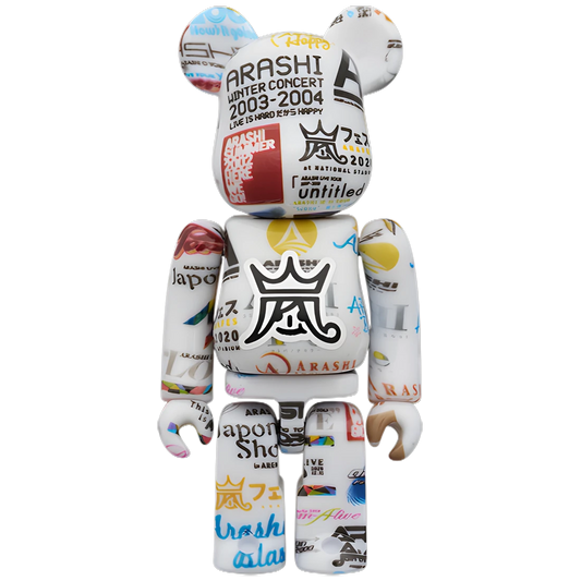Bearbrick Arashi Live Logo 100% Herstellerbild 1