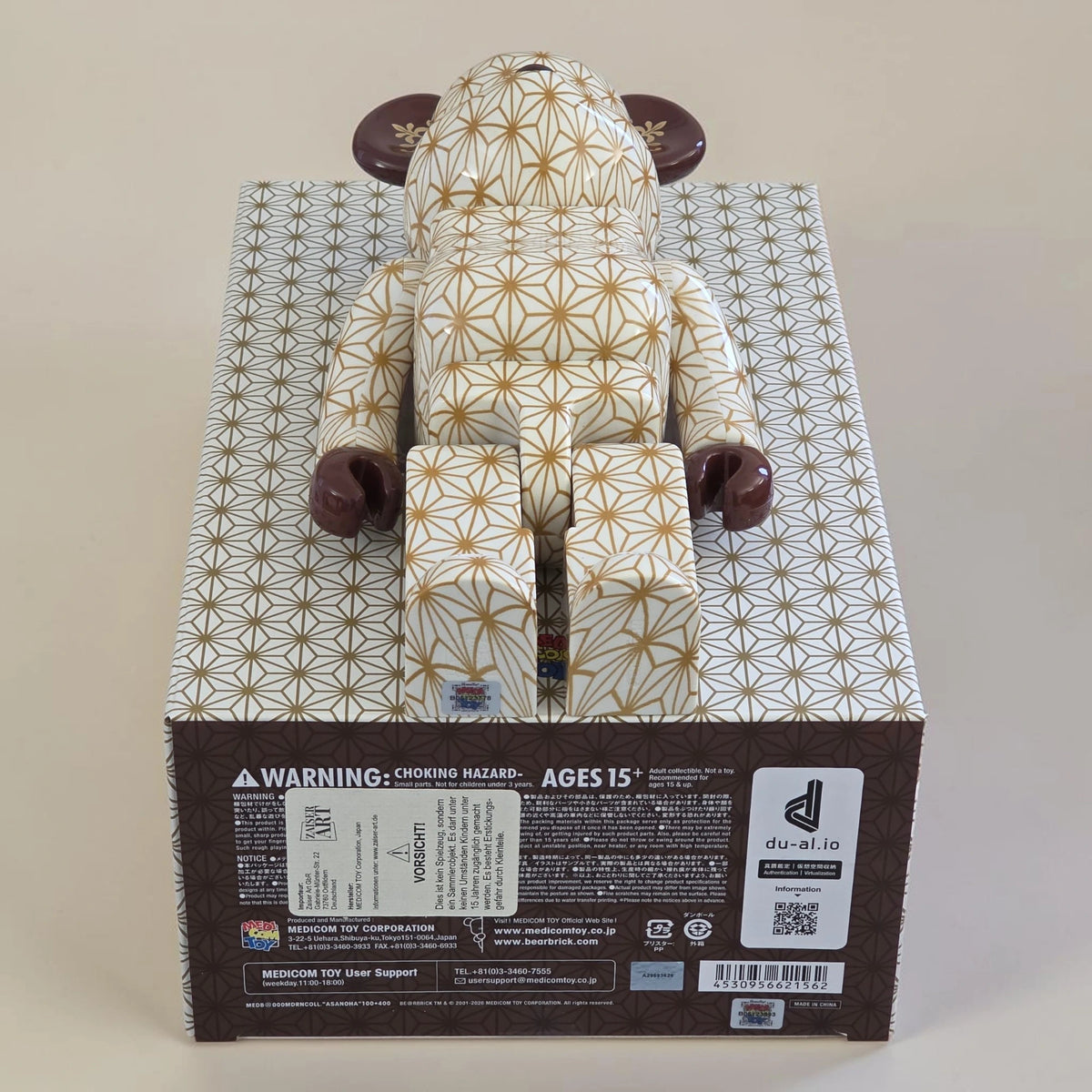 Bearbrick Asanoha 100%+400% Echtheitsmerkmale