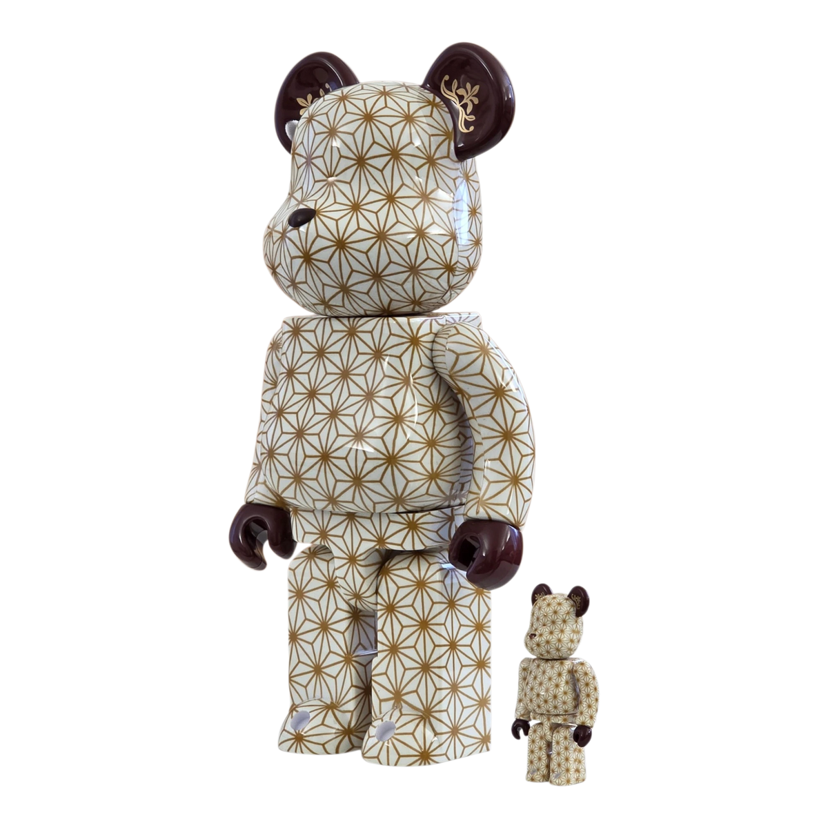 Bearbrick Asanoha 100%+400% schräg