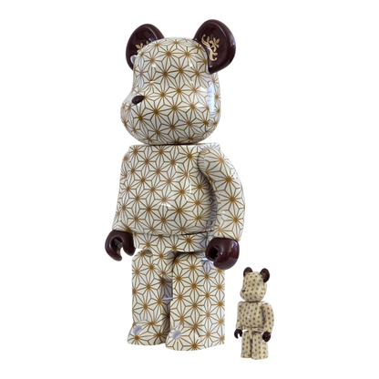 Bearbrick Asanoha 100%+400% schräg