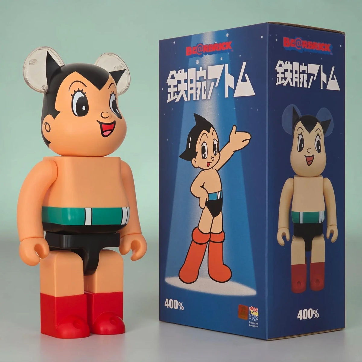 Bearbrick Astro Boy 400% mit Verpackung
