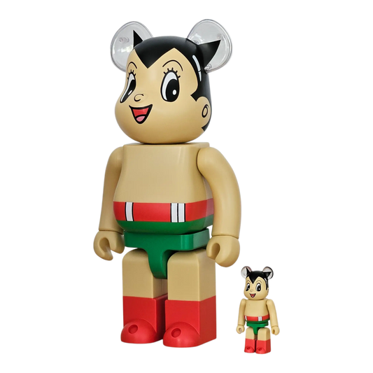Bearbrick Astro Boy First Appearance Version 100%+400% schräg