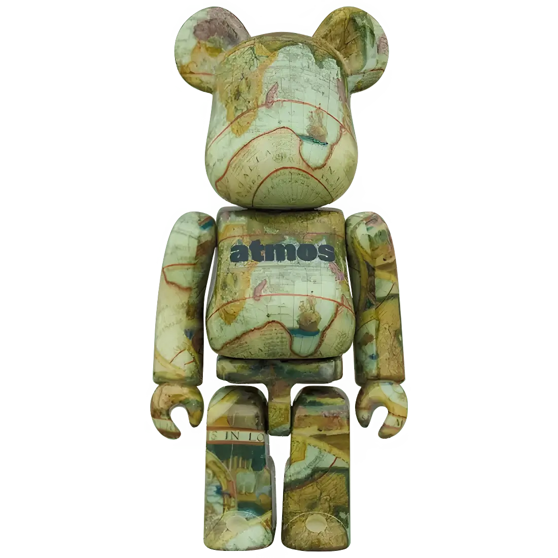Bearbrick atmos Aged Map 100%+400% Herstellerbild 2
