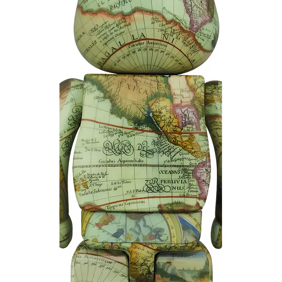 Bearbrick atmos Aged Map 100%+400% Herstellerbild 4