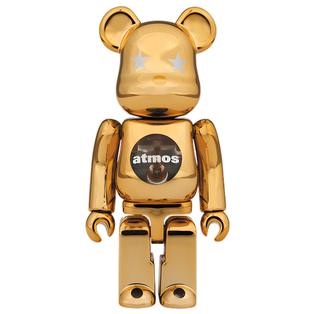 Bearbrick atmos Gold Chrome Version 100%+400% Herstellerbild 2