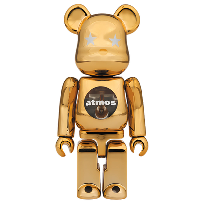 Bearbrick atmos Gold Chrome Version 100%+400% Herstellerbild 2