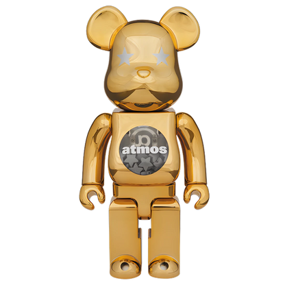 Bearbrick atmos Gold Chrome Version 100%+400% Herstellerbild 3