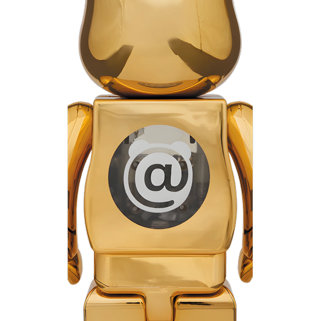 Bearbrick atmos Gold Chrome Version 100%+400% Herstellerbild 4