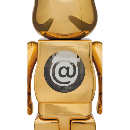 Bearbrick atmos Gold Chrome Version 100%+400% Herstellerbild 4