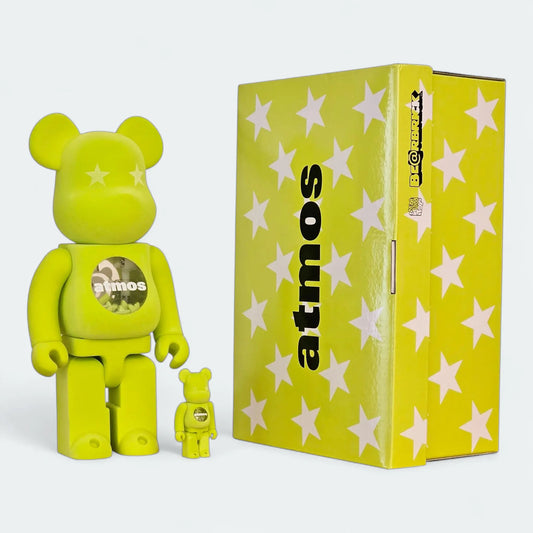 Bearbrick atmos × LACOSTE 100%+400% mit Verpackung