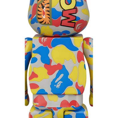 Bearbrick BAPE Camo Shark Medicom Toy 30th Anniversary 3er-Set 100%+400% Herstellerbild 8