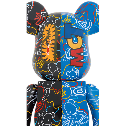 Bearbrick BAPE LINE Camo Shark 1000% Herstellerbild 2
