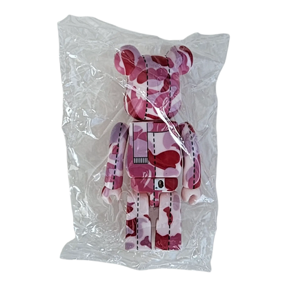 Bearbrick BAPE Play Camo Series 1 Pink 100% Rückseite