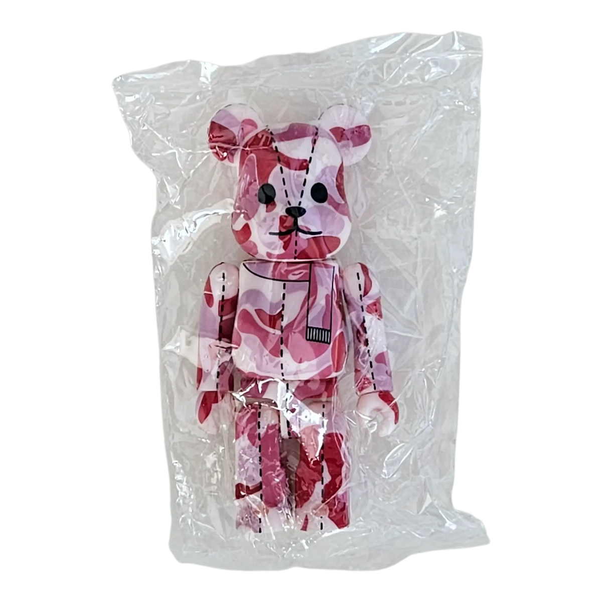 Bearbrick BAPE Play Camo Series 1 Pink 100% Vorderseite