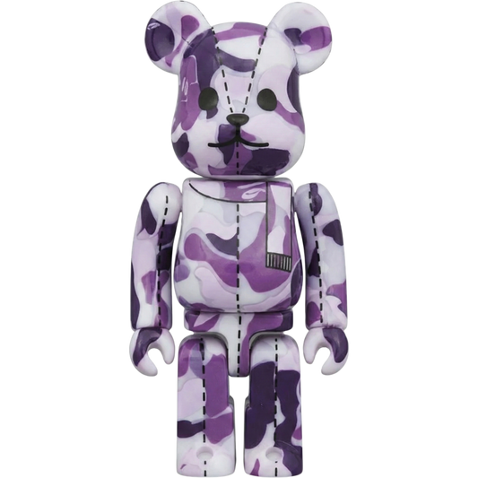 Bearbrick BAPE Play Camo Series 1 Purple 100% Bild