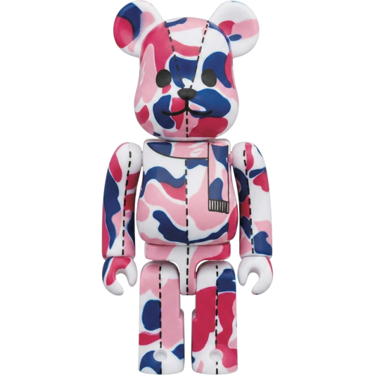 Bearbrick BAPE Play Camo Series 1 Red 100% Bild