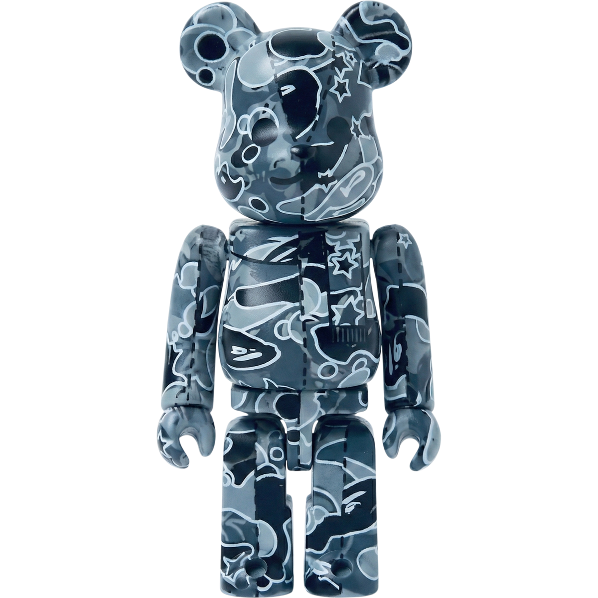 Bearbrick BAPE Play Camo Series 2 Blue Type-1 100% Bild