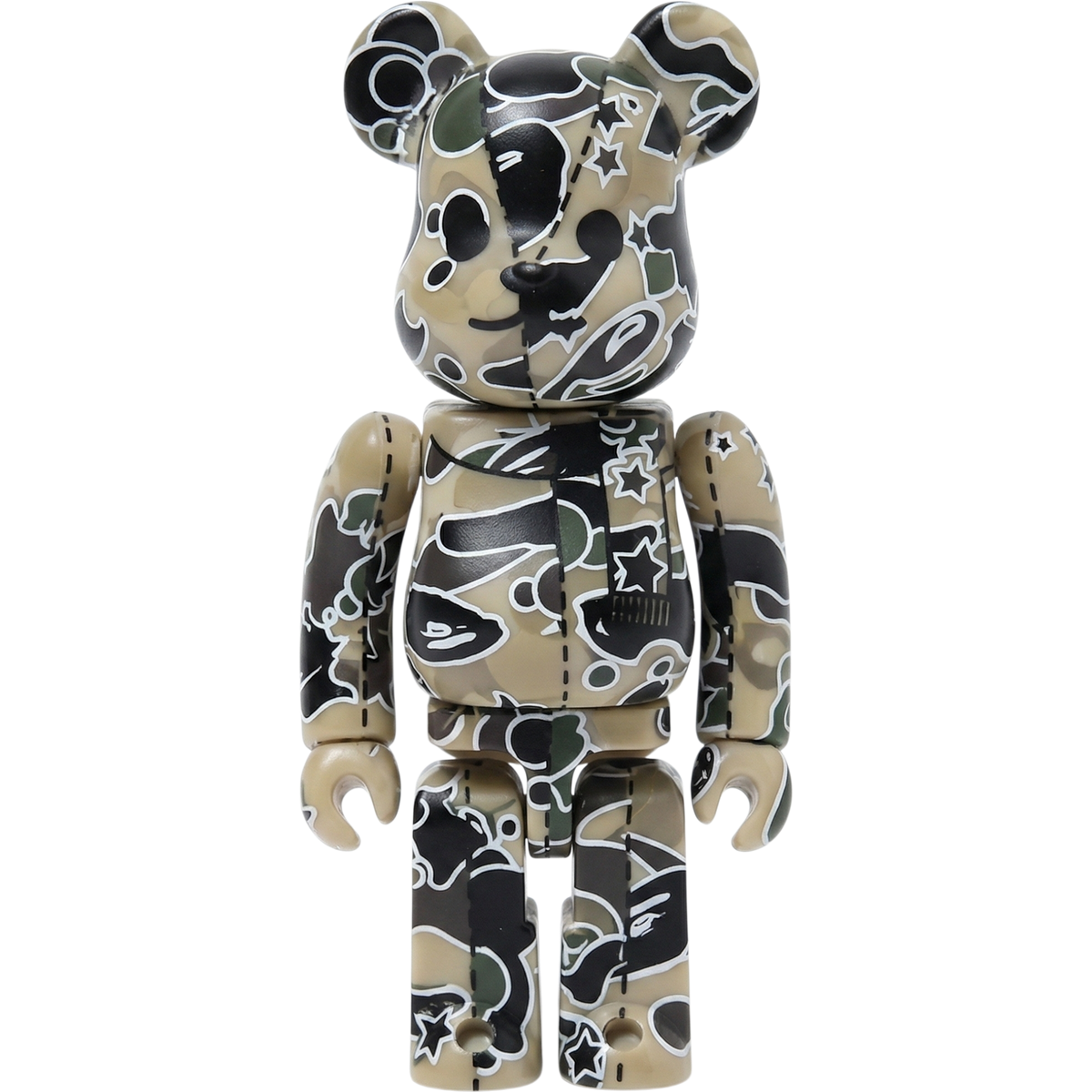 Bearbrick BAPE Play Camo Series 2 Yellow Type-1 100% Bild