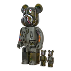 BE@RBRICK BAPE × ALPHA Camo Shark 2023 (100%+400%)