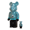 Bearbrick BAPE® × Van Gogh Museum Almond Blossom Shark 100%+400% schräg