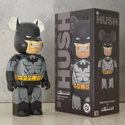 Bearbrick Batman [Batman: Hush Black Version] 400% mit Verpackung
