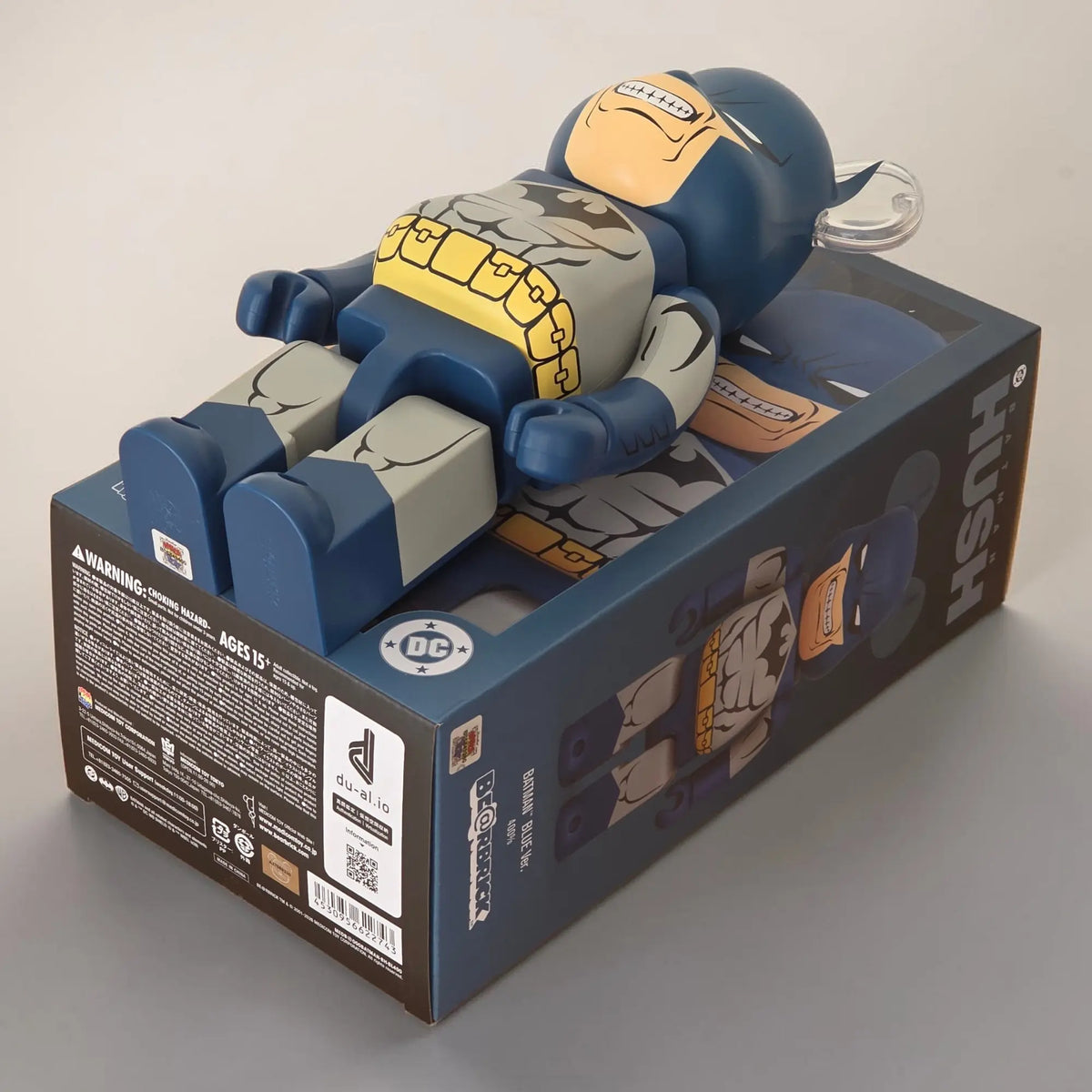 Bearbrick Batman [Batman: Hush Blue Version] 400% Echtheitsmerkmale