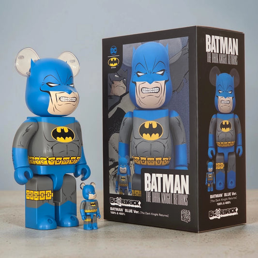 Bearbrick Batman [Batman: The Dark Knight Returns] Blue Version 100%+400% mit Verpackung