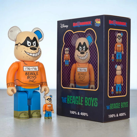 Bearbrick Beagle Boy [The Beagle Boys] 100%+400% mit Verpackung