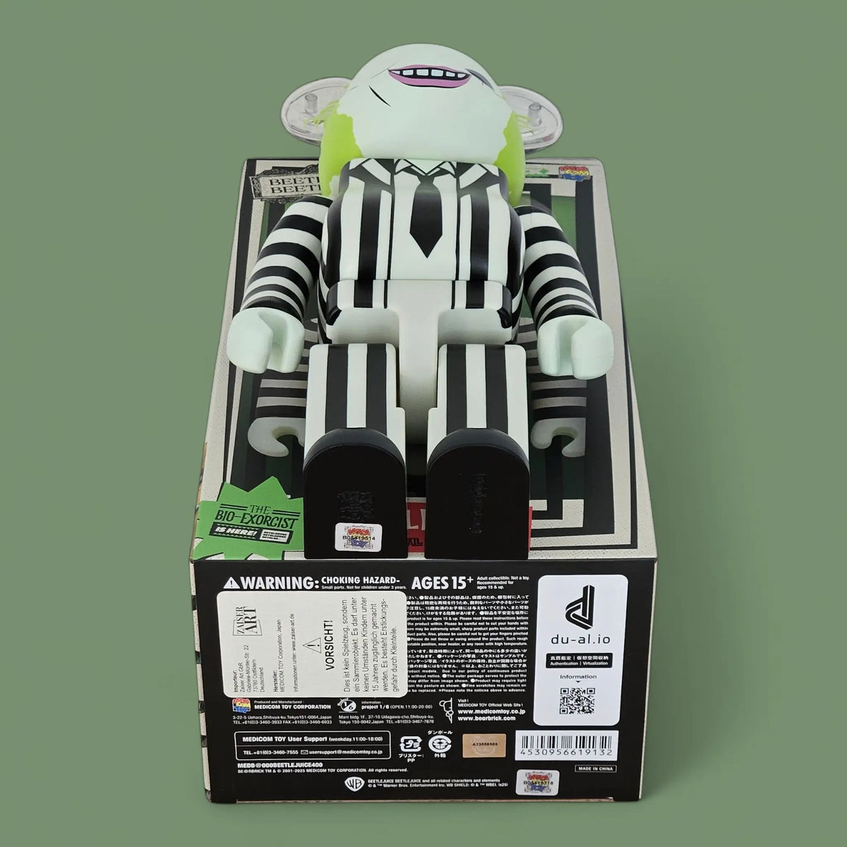 Bearbrick Beetlejuice 400% Echtheitsmerkmale