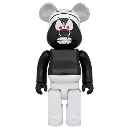 Bearbrick Black Smurf [The Smurfs] 400% Herstellerbild 1