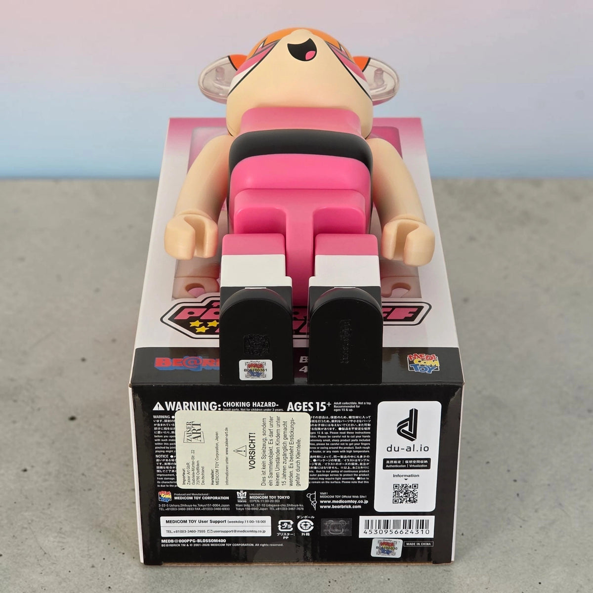 Bearbrick Blossom [The Powerpuff Girls] 400% Echtheitsmerkmale