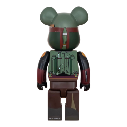 Bearbrick Boba Fett Recovered Armor 100%+400% Rückseite
