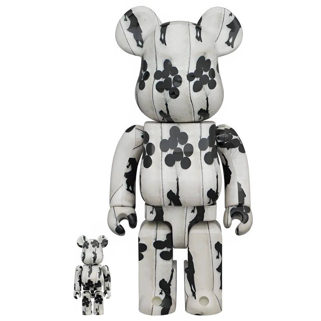 Bearbrick Brandalism "Flying Balloons Girl" 100%+400% Herstellerbild 1