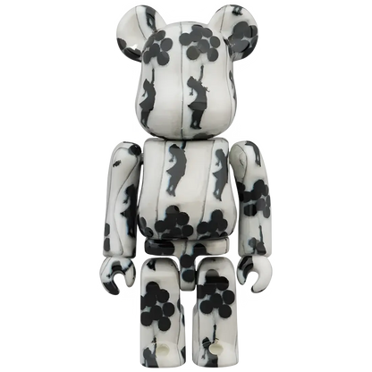 Bearbrick Brandalism "Flying Balloons Girl" 100%+400% Herstellerbild 2