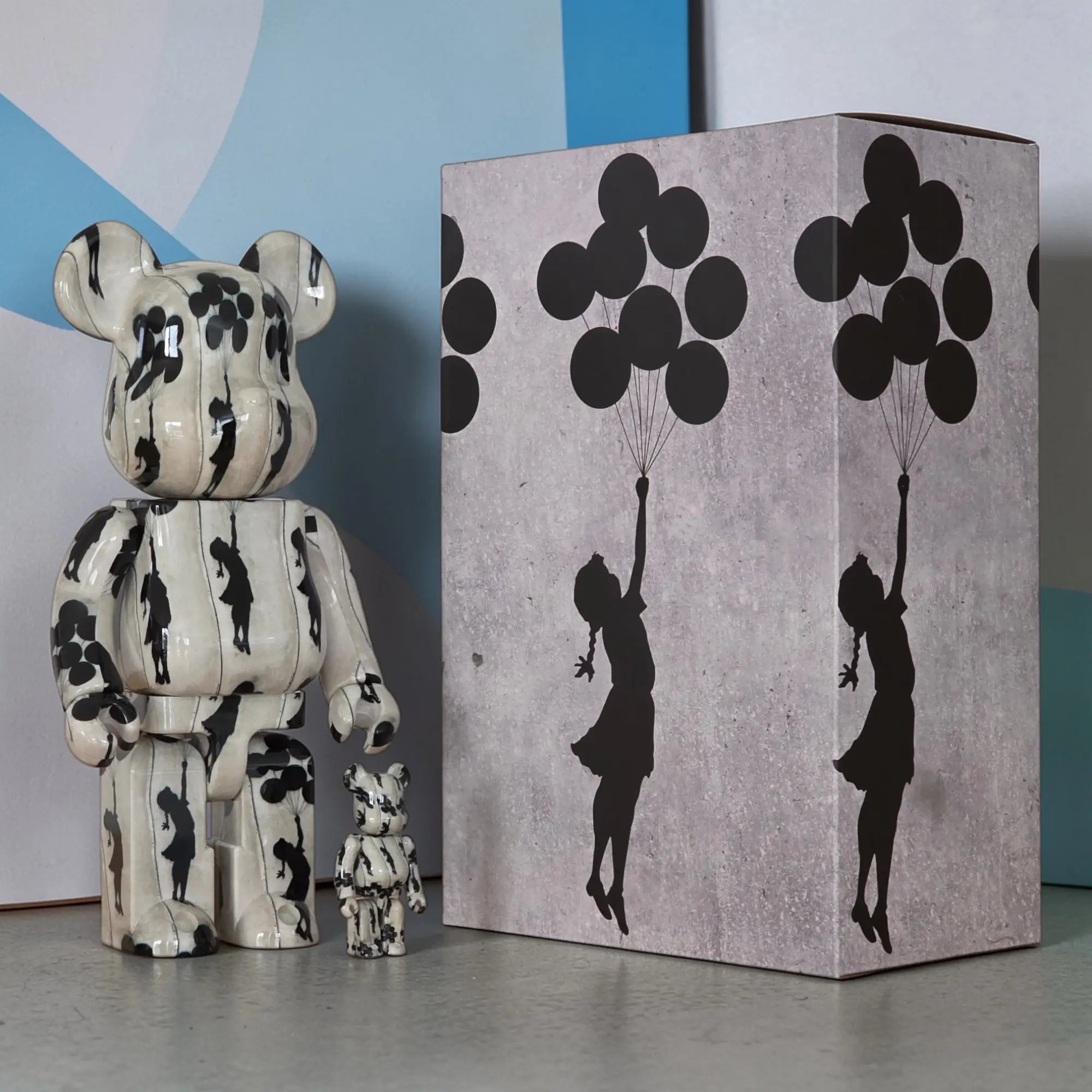 BE@RBRICK 1000％ Flying Balloons Girl Flying Balloons Girl x